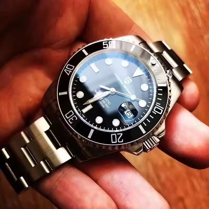 Rolex Watch Submariner - Zegarek męski PAGANI DESIGN, mechaniczny, luksusowy,