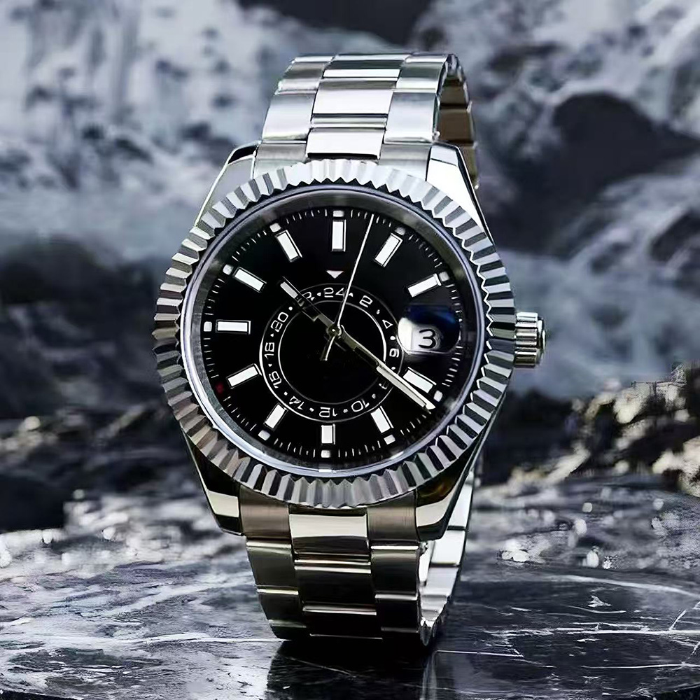Rolex Watch Datejust - 39mm Srebrny Zegarek Męski Automatyczny ST1612