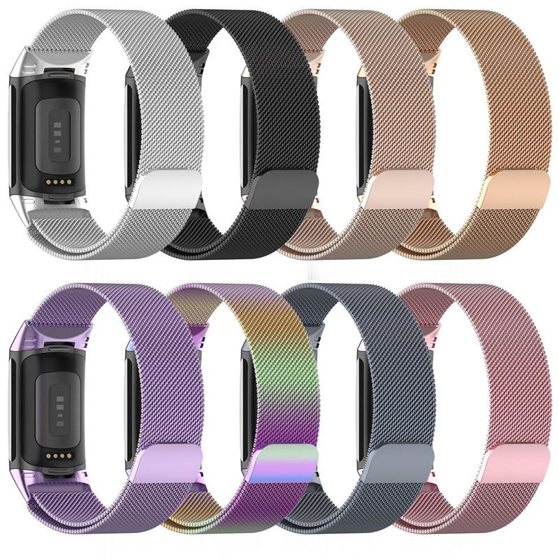 Milanese Loop Magnetic - Metalowy pasek do smartwatcha Fitbit Charge