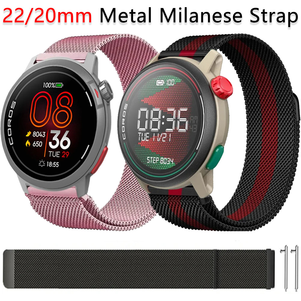 22/20mm Metalowy Pasek Milanes – Milanese Loop Magnetic recenzja i cena
