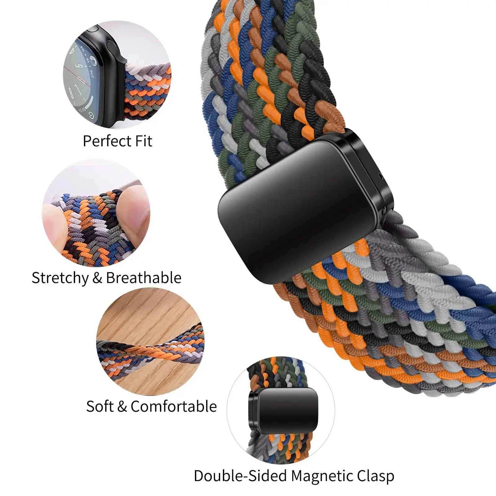 Pasek z nylonowego oplotu do A – Milanese Loop Magnetic recenzja i cena