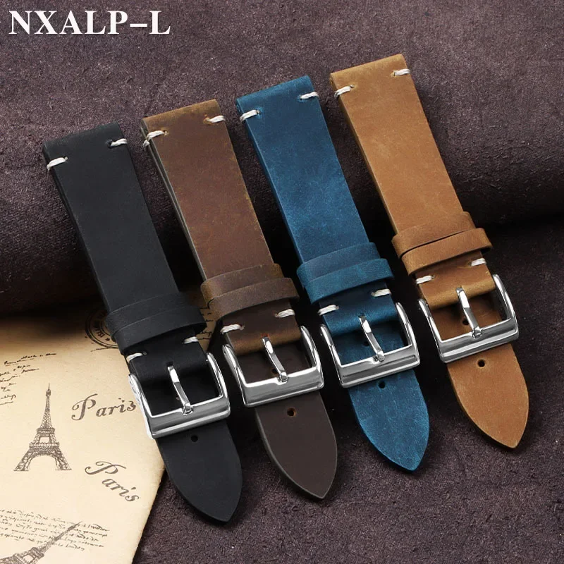 Vintage olejowoskowy skórzany  – Suede Strap Watch recenzja i cena
