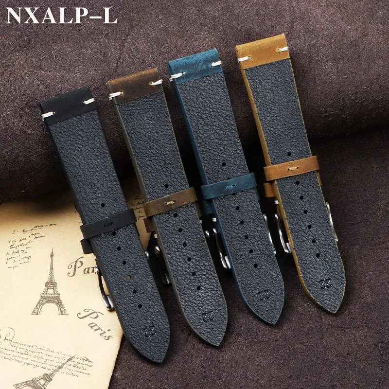 Vintage olejowoskowy skórzany  – Suede Strap Watch recenzja i cena