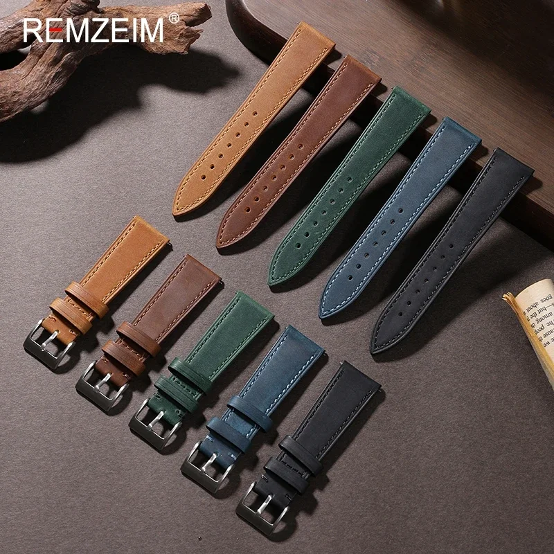 Crazy Horse skórzany pasek do  – Suede Strap Watch recenzja i cena