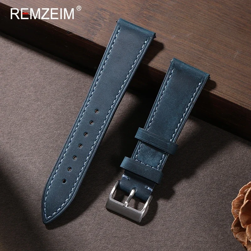 Crazy Horse skórzany pasek do  – Suede Strap Watch recenzja i cena
