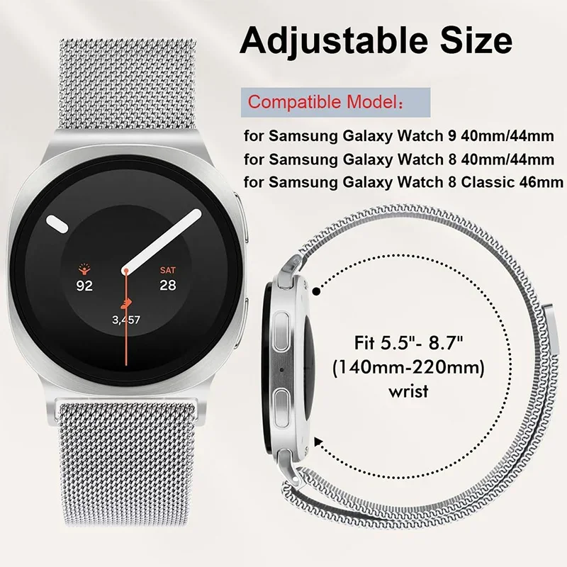 Metalowy pasek typu Milanese d – Milanese Loop Magnetic recenzja i cena