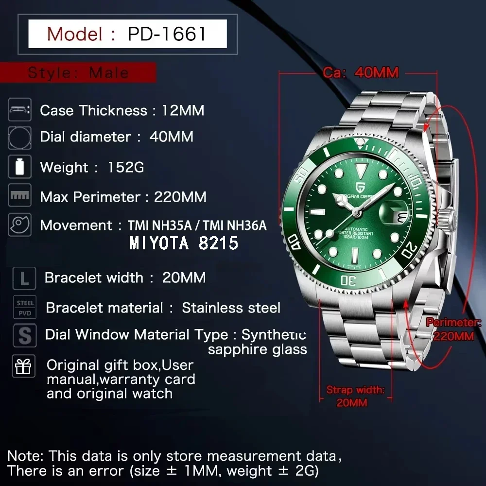 PAGANI DESIGN 2026 Nowy Luksus – Rolex Watch Submariner recenzja i cena